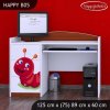 Psací stůl Happy B05 - veselá housenka (Barva bílá)