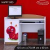 Psací stůl Happy B05 - veselá housenka (Barva bílá)