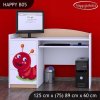 Psací stůl Happy B05 - veselá housenka (Barva bílá)