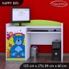 Psací stůl Happy B05 - veselý medvídek (Barva bílá)