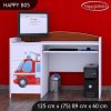 Psací stůl Happy B05 - hasičské auto (Barva bílá)