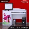 Psací stůl Happy B05 -začarovaný domeček (Barva bílá)