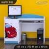 Psací stůl Happy B06 - pohádkové auto (Barva bílá)
