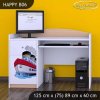 Psací stůl Happy B06 - velká loď (Barva bílá)