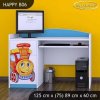 Psací stůl Happy B06 - lokomotiva (Barva bílá)