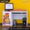 Psací stůl Happy B06 - lokomotiva (Barva bílá)