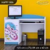 Psací stůl Happy B06 - motýlek (Barva bílá)