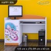 Psací stůl Happy B06 - motýlek (Barva bílá)