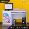 Psací stůl Happy B06 - motýlek (Barva bílá)