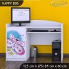 Psací stůl Happy B06 - motýlek (Barva bílá)