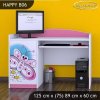 Psací stůl Happy B06 - motýlek (Barva bílá)