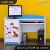 Psací stůl Happy B06 - pejsek a kočička (Barva bílá)