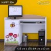 Psací stůl Happy B06 - včelka (Barva bílá)