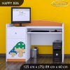 Psací stůl Happy B06 - růžový hříbeček (Barva bílá)