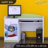 Psací stůl Happy B06 - letadlo (Barva bílá)