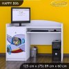 Psací stůl Happy B06 - letadlo (Barva bílá)