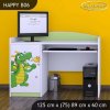 Psací stůl Happy B06 - drak (Barva bílá)