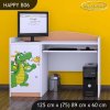 Psací stůl Happy B06 - drak (Barva bílá)
