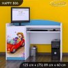 Psací stůl Happy B06 - zpívající auto (Barva bílá)