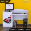 Psací stůl Happy B06 - super bolid (Barva bílá)