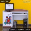 Psací stůl Happy B06 - super lokomotiva (Barva bílá)