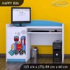 Psací stůl Happy B06 - super lokomotiva (Barva bílá)