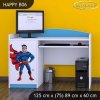 Psací stůl Happy B06 - superman (Barva bílá)