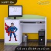 Psací stůl Happy B06 - superman (Barva bílá)