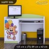 Psací stůl Happy B06 - šťastný medvídek (Barva bílá)