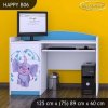 Psací stůl Happy B06 - stříkající sloník (Barva bílá)