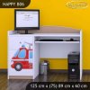 Psací stůl Happy B06 -  hasičské auto (Barva bílá)
