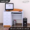 Psací stůl Happy B08 - bez motivu (Barva bílá)