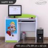 Psací stůl Happy B08 - bořek stavitel (Barva bílá)