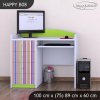 Psací stůl Happy B08 -  barevné pásky (Barva bílá)