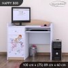 Psací stůl Happy B08 -  princ na bílém koni (Barva bílá)
