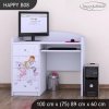 Psací stůl Happy B08 -  princ na bílém koni (Barva bílá)