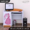 Psací stůl Happy B08 -  princezna s koníkem (Barva bílá)