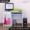 Psací stůl Happy B08 - princezna se zámkem (Barva bílá)