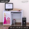 Psací stůl Happy B08 - princezna se zámkem (Barva bílá)