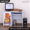 Psací stůl Happy B08 - lokomotiva (Barva bílá)