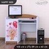 Psací stůl Happy B08 - medvídek s balónky (Barva bílá)