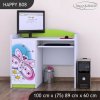 Psací stůl Happy B08 - motýlek (Barva bílá)