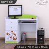 Psací stůl Happy B08 - pejsek a kočička (Barva bílá)