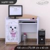 Psací stůl Happy B08 - pejsek s mašlí (Barva bílá)