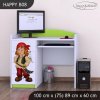 Psací stůl Happy B08 - pirát (Barva bílá)