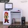 Psací stůl Happy B08 - pirát (Barva bílá)