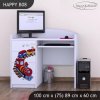 Psací stůl Happy B08 - vláček (Barva bílá)