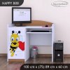 Psací stůl Happy B08 -  včelka se srdcem (Barva bílá)