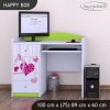 Psací stůl Happy B08 - padající srdce (Barva bílá)