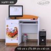 Psací stůl Happy B08 - zpívající auto (Barva bílá)